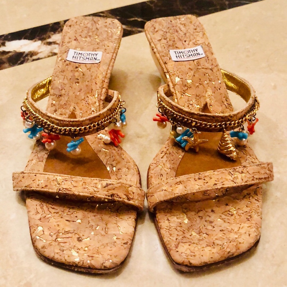 Timothy Hitsman leather corkscrew Neptune Sandal